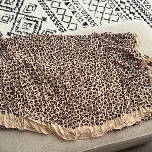 Stella & Dot Leopard Print Maxi Skirt